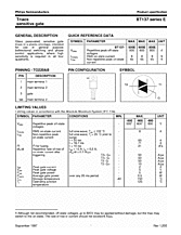 DataSheet BT137 pdf